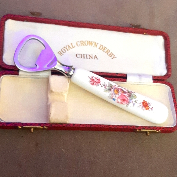 Vintage bottle opener by Royal Crown Derby - Picture 3 of 4
